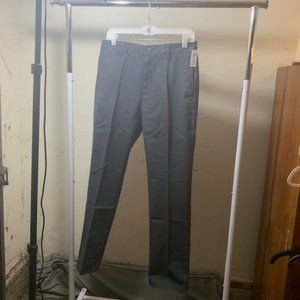 Goodthreads Men's Gray Straight-Fit Wrinkle-Free Stretch Dress Chino Pants 30X30